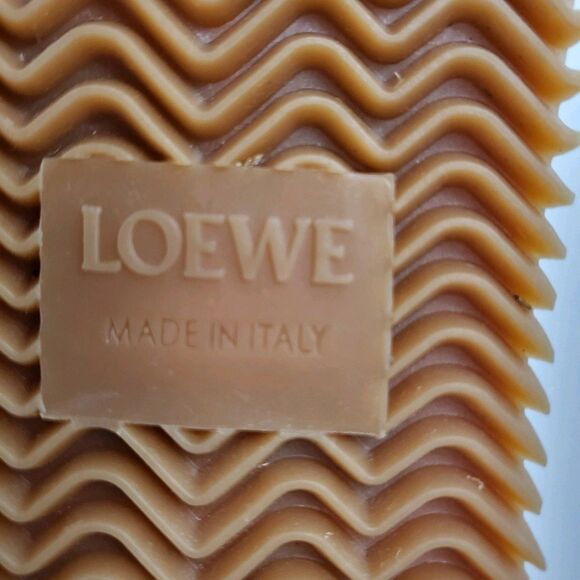 LOEWE Flow Runner Sneakers Womens 7 EU38 Nylon Suede Leather Trainers White Pink - Picture 8 of 12